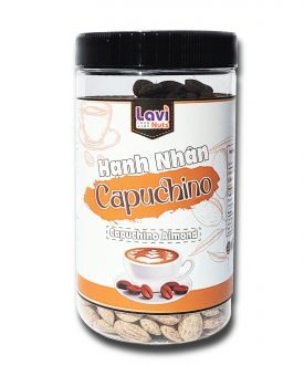 HẠNH NHÂN CAPUCHINO (CÀ PHÊ SỮA) HŨ TRÒN CAO 500G